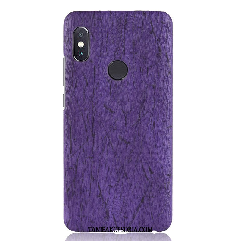 Etui Xiaomi Mi A2 Wzór Mały Wspornik, Pokrowce Xiaomi Mi A2 Wiszące Ozdoby Anti-fall Purpurowy Beige