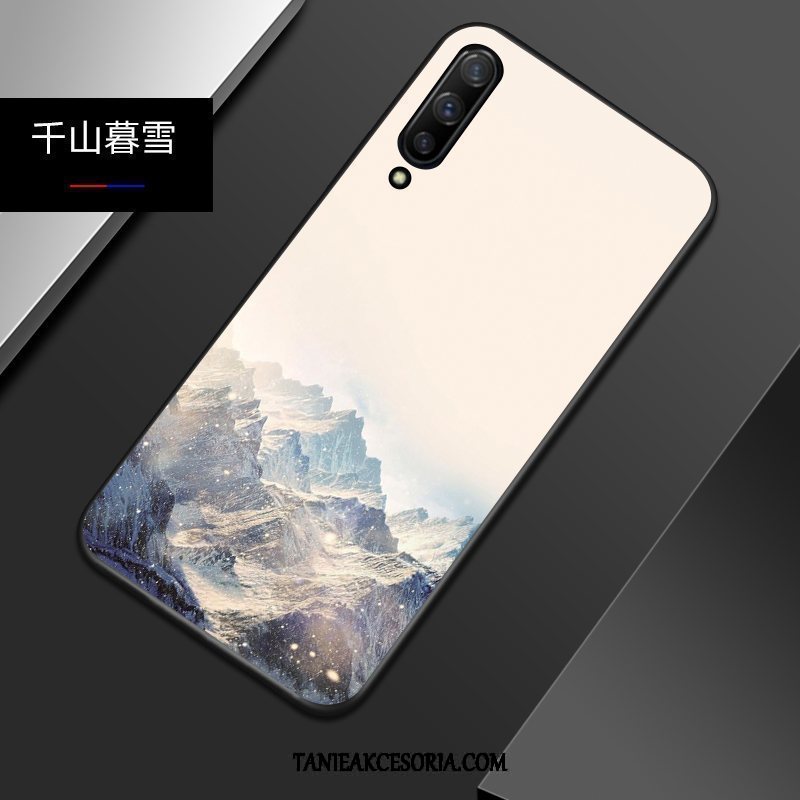 Etui Xiaomi Mi A3 Telefon Komórkowy Miękki Osobowość, Obudowa Xiaomi Mi A3 Relief Silikonowe Mały Beige