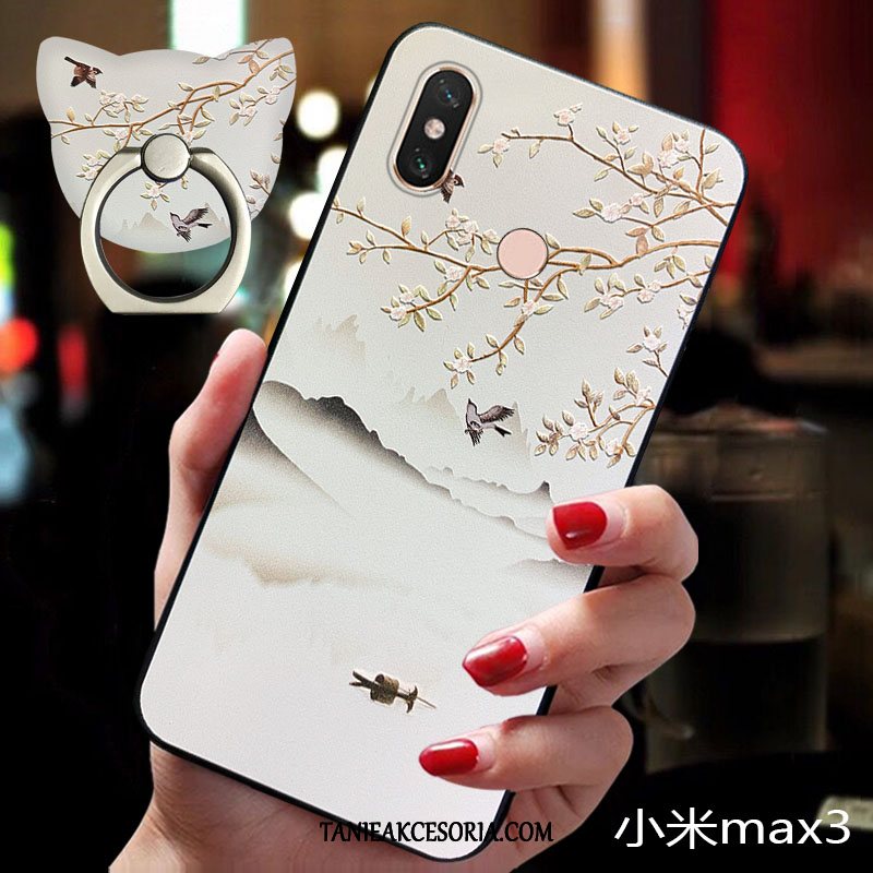 Etui Xiaomi Mi Max 3 Anti-fall Czerwony Telefon Komórkowy, Futerał Xiaomi Mi Max 3 Modna Marka Mały All Inclusive Beige