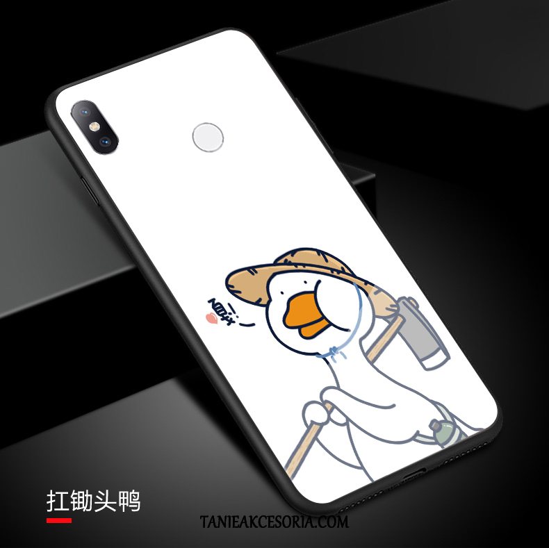 Etui Xiaomi Mi Max 3 Mały Lustro Telefon Komórkowy, Futerał Xiaomi Mi Max 3 Zakochani Kaczka Szkło Hartowane Beige