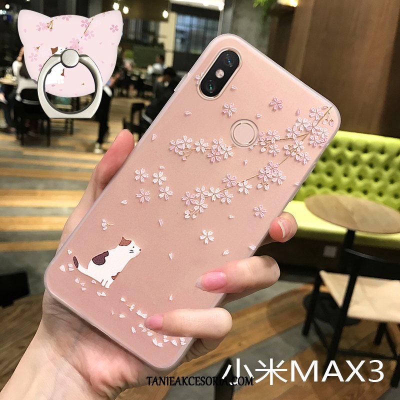 Etui Xiaomi Mi Max 3 Mały Świeży Anti-fall, Obudowa Xiaomi Mi Max 3 Wiatr All Inclusive Cienkie Beige