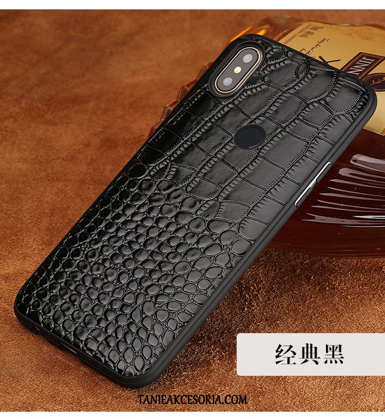 Etui Xiaomi Mi Mix 2s Biznes Prawdziwa Skóra Ochraniacz, Pokrowce Xiaomi Mi Mix 2s Telefon Komórkowy Niebieski Czarny Beige