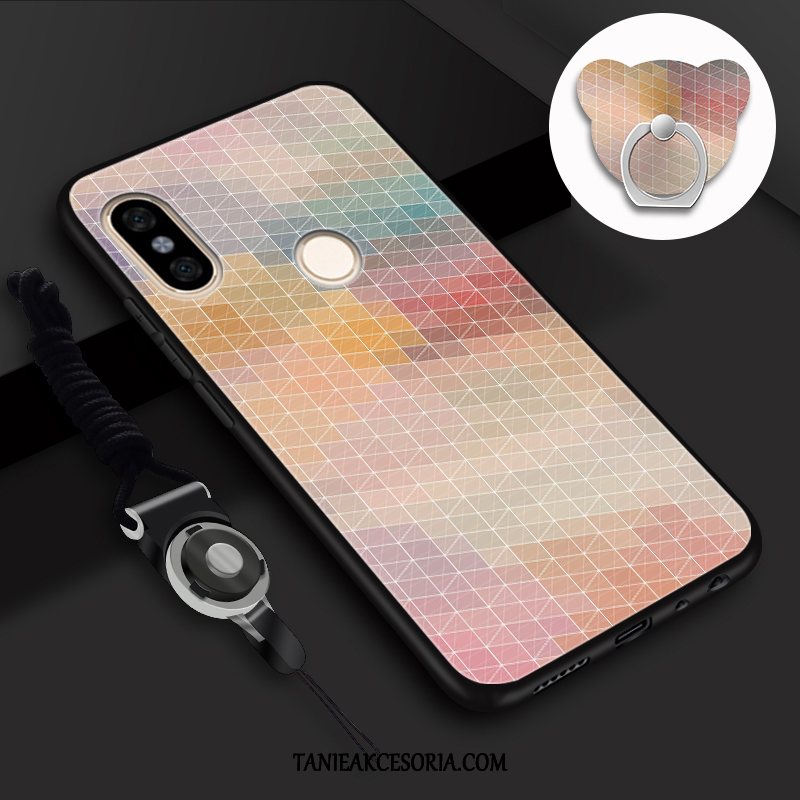 Etui Xiaomi Mi Mix 2s Miękki Mały Anti-fall, Pokrowce Xiaomi Mi Mix 2s Wiszące Ozdoby Różowe Ochraniacz Beige