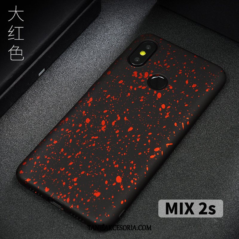 Etui Xiaomi Mi Mix 2s Ochraniacz Nubuku Niebieski, Obudowa Xiaomi Mi Mix 2s Lekki I Cienki Tendencja Telefon Komórkowy Beige