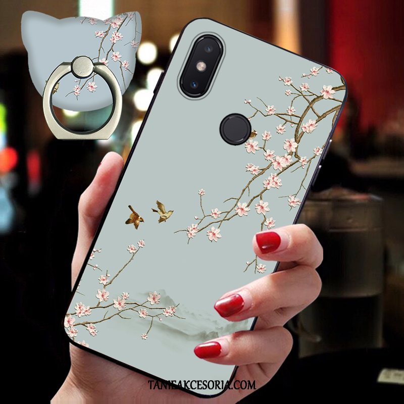 Etui Xiaomi Mi Mix 2s Wiatr Cienkie Wzór, Pokrowce Xiaomi Mi Mix 2s Anti-fall Zielony Modna Marka Beige