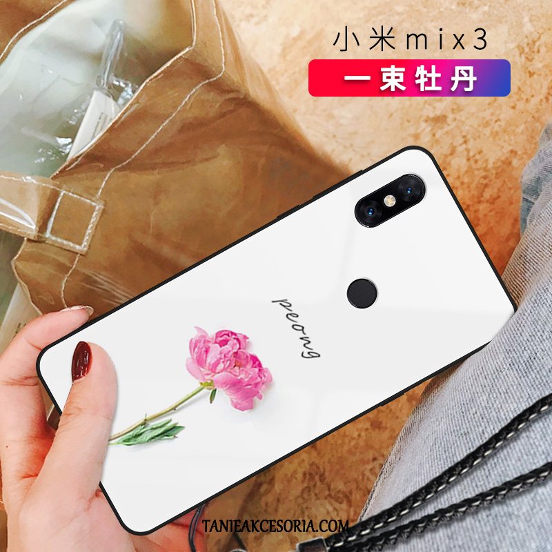 Etui Xiaomi Mi Mix 3 Anti-fall All Inclusive Szkło, Futerał Xiaomi Mi Mix 3 Sztuka Miękki Telefon Komórkowy Beige