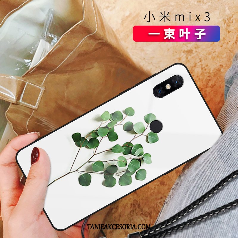 Etui Xiaomi Mi Mix 3 Anti-fall All Inclusive Szkło, Futerał Xiaomi Mi Mix 3 Sztuka Miękki Telefon Komórkowy Beige