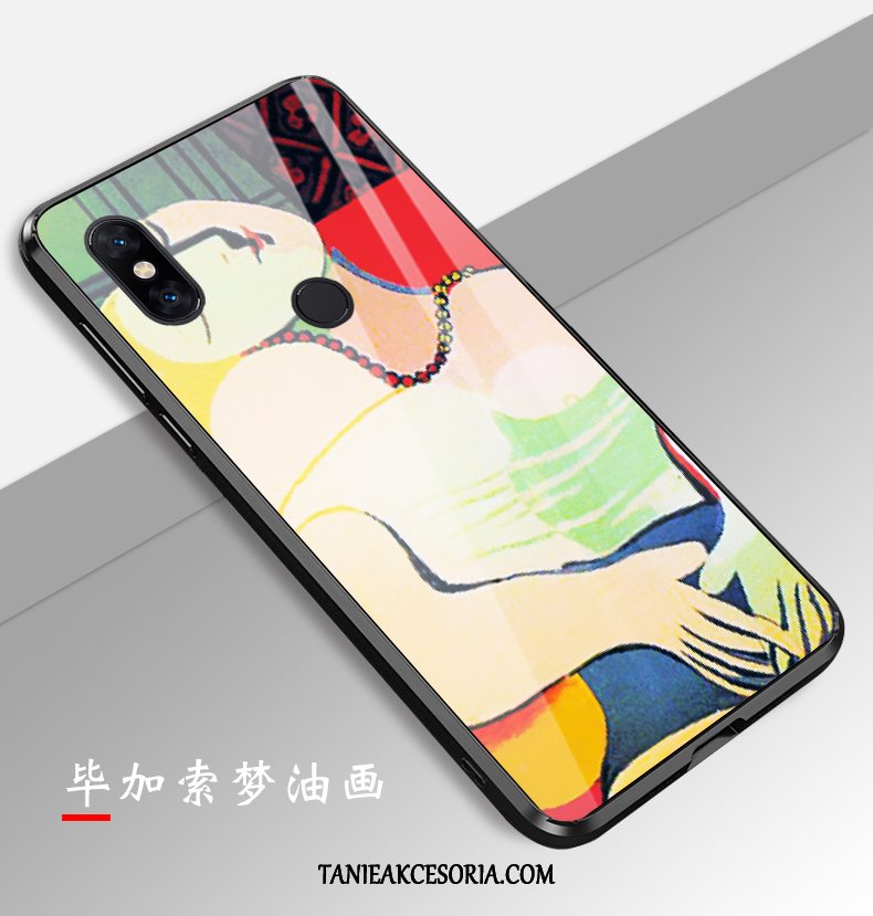 Etui Xiaomi Mi Mix 3 Czerwony Netto Zakochani Mały, Futerał Xiaomi Mi Mix 3 Europa Modna Marka Silikonowe Beige