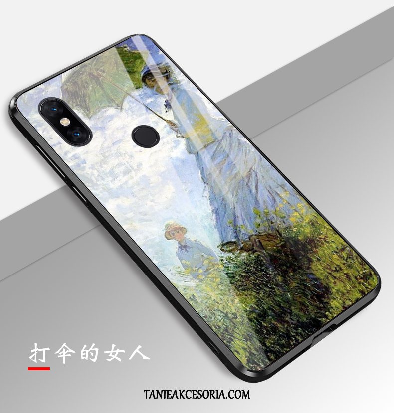 Etui Xiaomi Mi Mix 3 Czerwony Netto Zakochani Mały, Futerał Xiaomi Mi Mix 3 Europa Modna Marka Silikonowe Beige