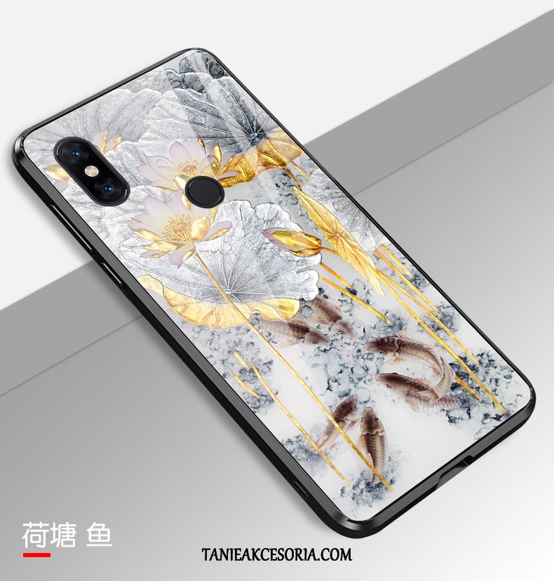 Etui Xiaomi Mi Mix 3 Miękki Zakochani Kreatywne, Pokrowce Xiaomi Mi Mix 3 Mały Szkło Telefon Komórkowy Beige