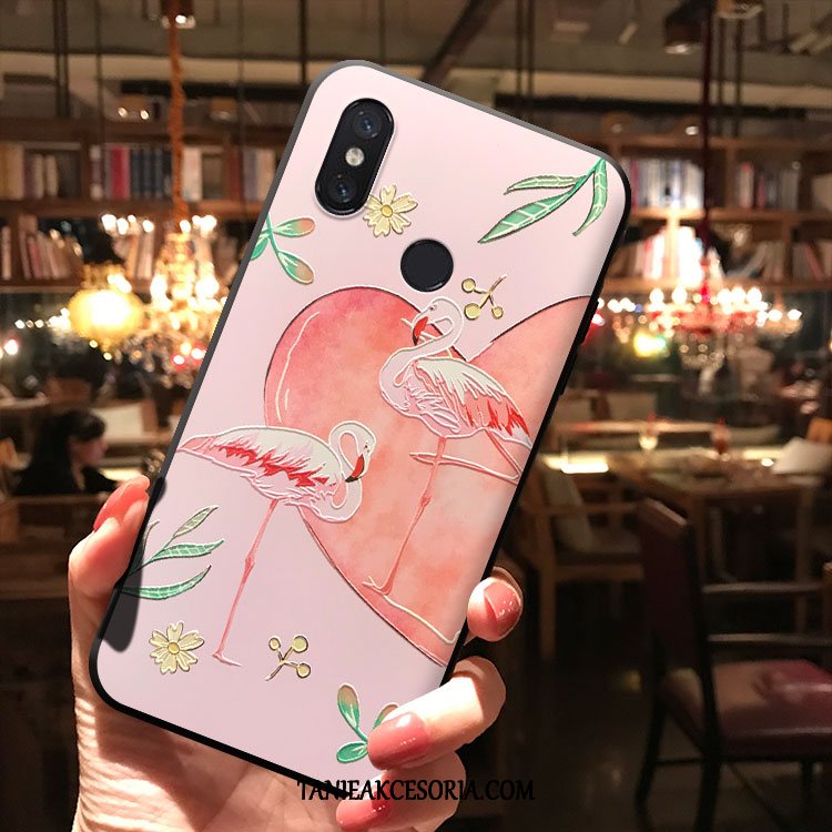 Etui Xiaomi Mi Mix 3 Moda Świeży Osobowość, Pokrowce Xiaomi Mi Mix 3 Różowe Czarny Mały Beige