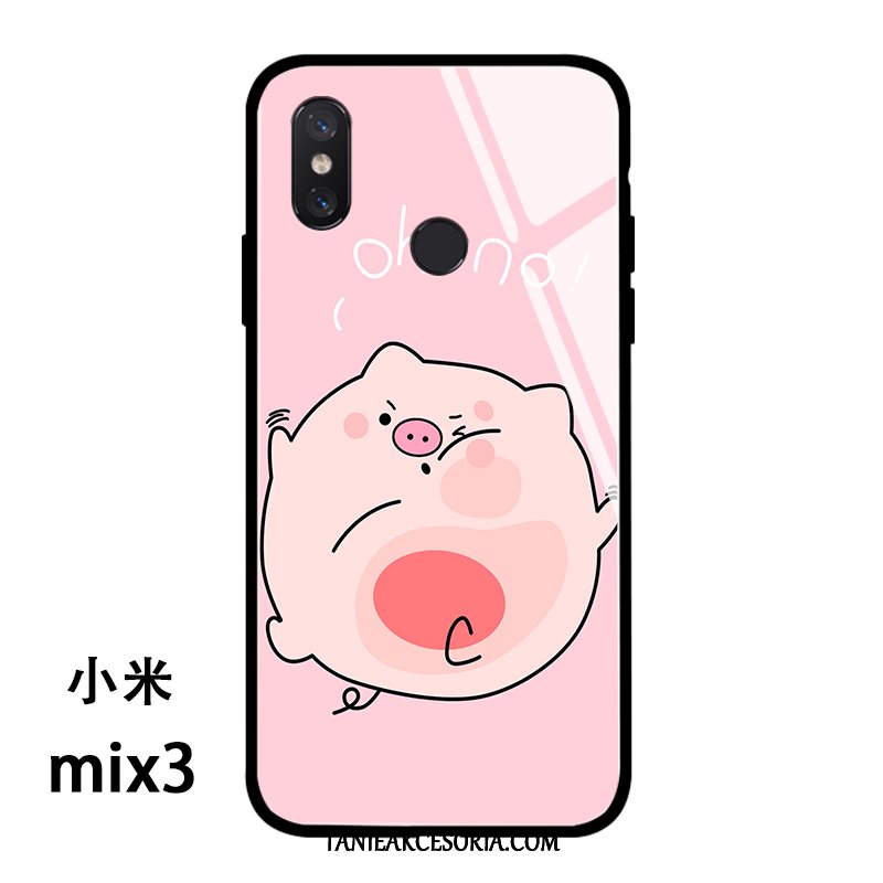 Etui Xiaomi Mi Mix 3 Młodzież Biały Nowy, Futerał Xiaomi Mi Mix 3 Lustro Telefon Komórkowy Kreskówka Beige