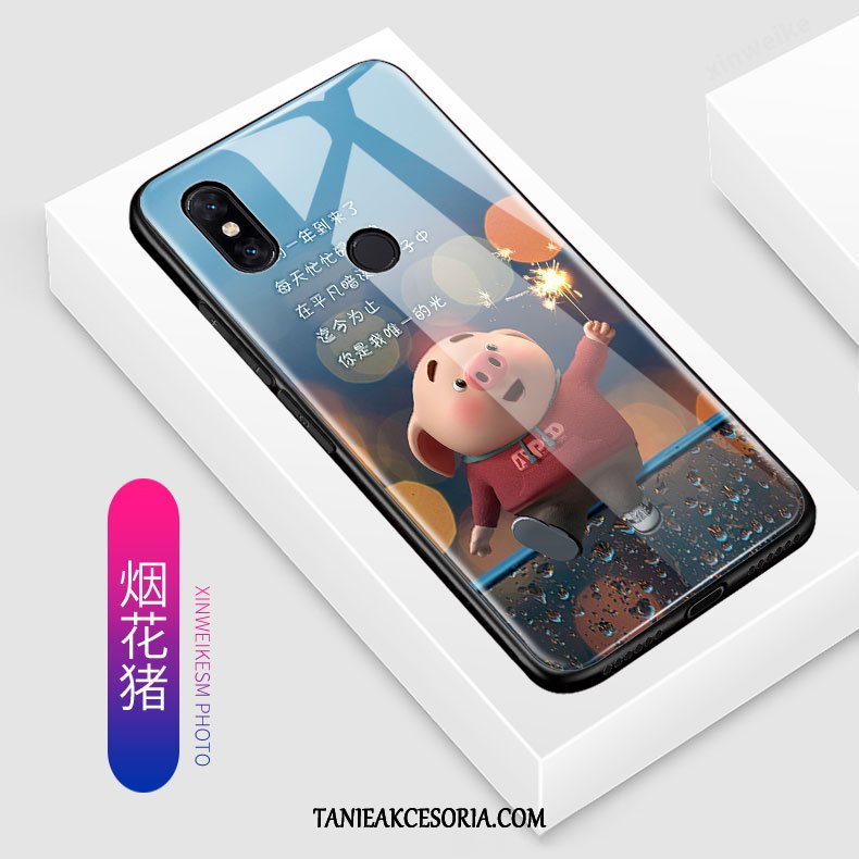 Etui Xiaomi Mi Mix 3 Ochraniacz Nubuku Czerwony, Futerał Xiaomi Mi Mix 3 Szkło Tendencja Proszek Beige