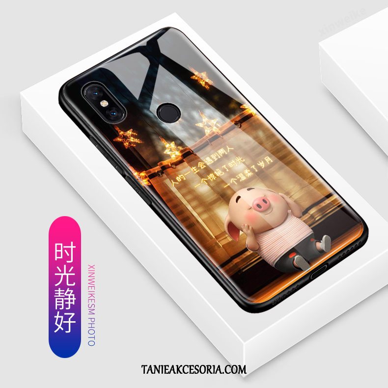 Etui Xiaomi Mi Mix 3 Ochraniacz Nubuku Czerwony, Futerał Xiaomi Mi Mix 3 Szkło Tendencja Proszek Beige