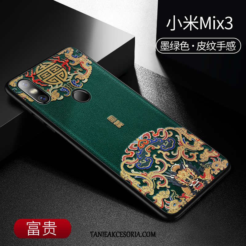 Etui Xiaomi Mi Mix 3 Tendencja All Inclusive Niebieski, Obudowa Xiaomi Mi Mix 3 Silikonowe Jakość Cienkie Beige