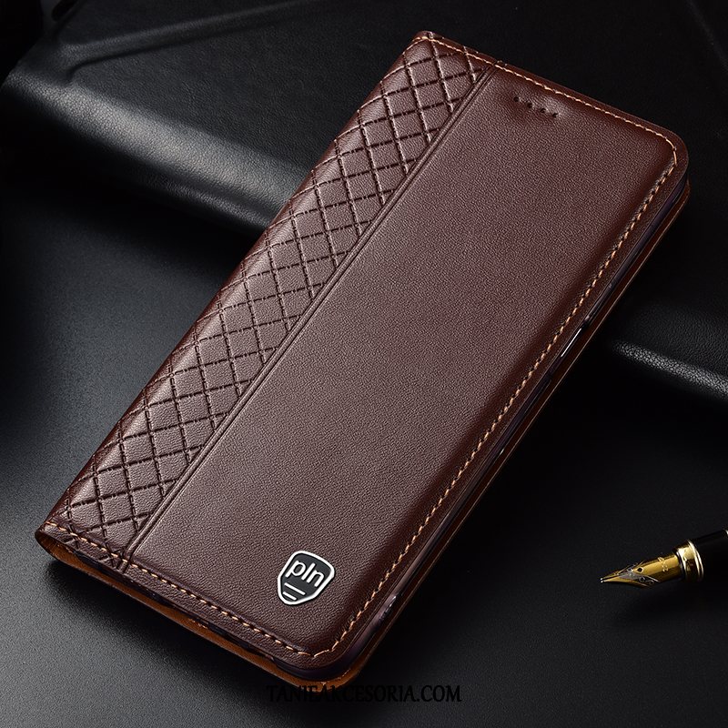 Etui Xiaomi Mi Mix 3 W Kratę All Inclusive Mały, Pokrowce Xiaomi Mi Mix 3 Skórzany Futerał Ochraniacz Telefon Komórkowy Beige