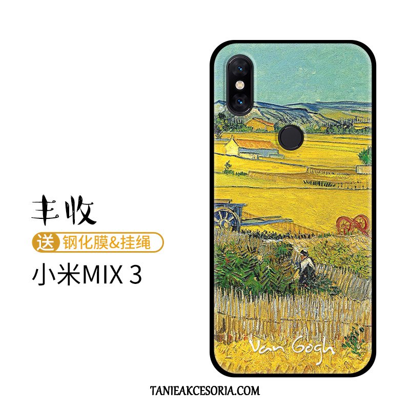 Etui Xiaomi Mi Mix 3 Wysoki Wiszące Ozdoby Nubuku, Obudowa Xiaomi Mi Mix 3 Sztuka Anti-fall Silikonowe Beige