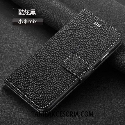 Etui Xiaomi Mi Mix Ochraniacz All Inclusive Mały, Pokrowce Xiaomi Mi Mix Telefon Komórkowy Czerwony Prawdziwa Skóra Beige