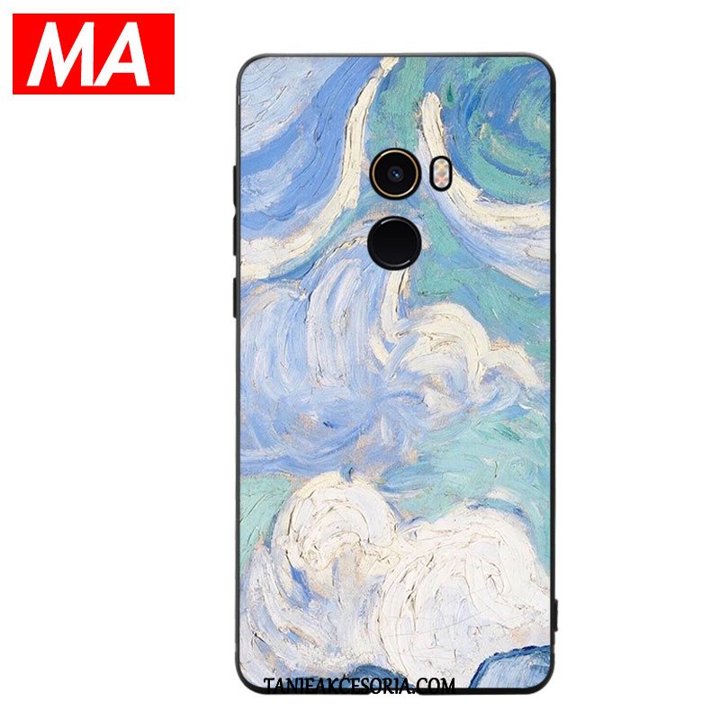 Etui Xiaomi Mi Mix Telefon Komórkowy Abstrakcja Miękki, Futerał Xiaomi Mi Mix Ochraniacz Mały Niebieski Beige