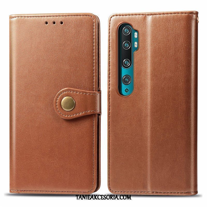 Etui Xiaomi Mi Note 10 Ochraniacz Mały Telefon Komórkowy, Pokrowce Xiaomi Mi Note 10 Czerwony Młodzież Proste Beige