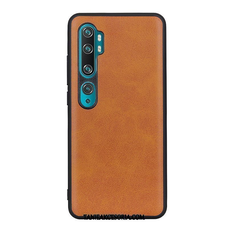 Etui Xiaomi Mi Note 10 Skóra Mały Trudno, Pokrowce Xiaomi Mi Note 10 Telefon Komórkowy All Inclusive Braun Beige