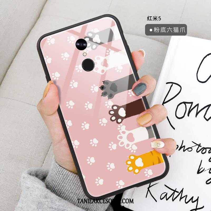 Etui Xiaomi Redmi 5 Lustro Tylna Pokrywa Telefon Komórkowy, Pokrowce Xiaomi Redmi 5 Silikonowe Biały All Inclusive Beige