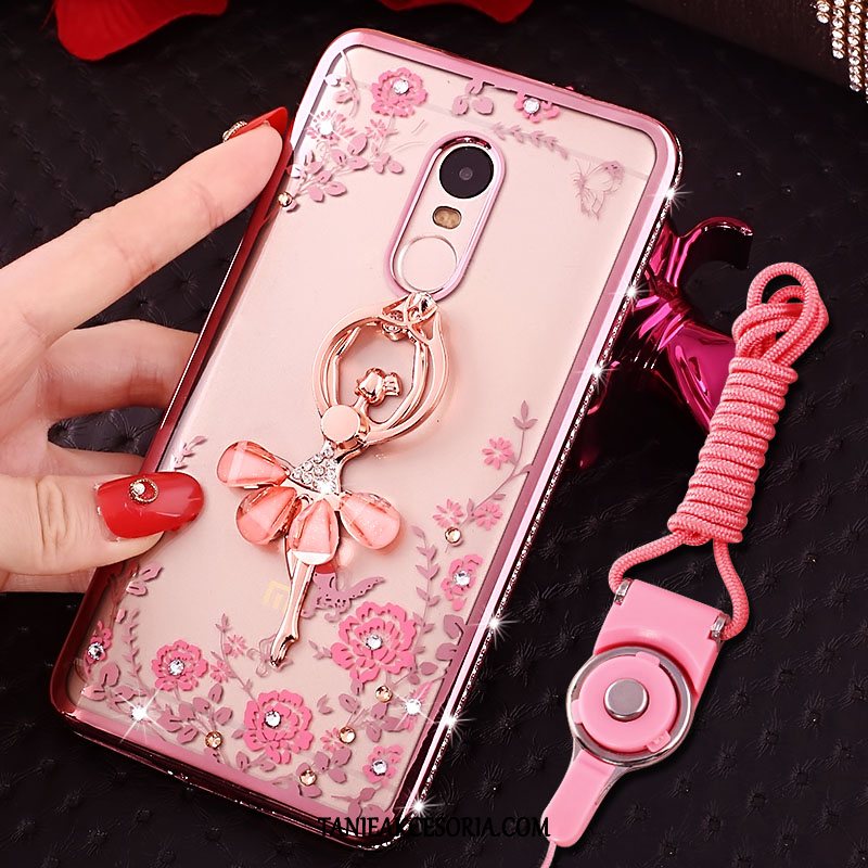 Etui Xiaomi Redmi 5 Osobowość Tendencja Przezroczysty, Obudowa Xiaomi Redmi 5 Telefon Komórkowy Rhinestone Ochraniacz Beige