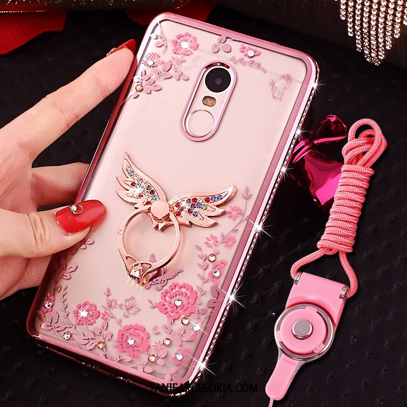 Etui Xiaomi Redmi 5 Osobowość Tendencja Przezroczysty, Obudowa Xiaomi Redmi 5 Telefon Komórkowy Rhinestone Ochraniacz Beige