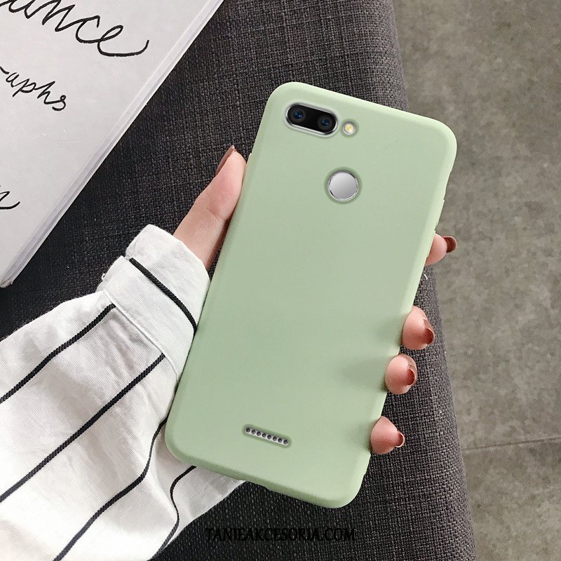 Etui Xiaomi Redmi 6 All Inclusive Czerwony Netto Fioletowy, Obudowa Xiaomi Redmi 6 Kreatywne Osobowość Mały Beige