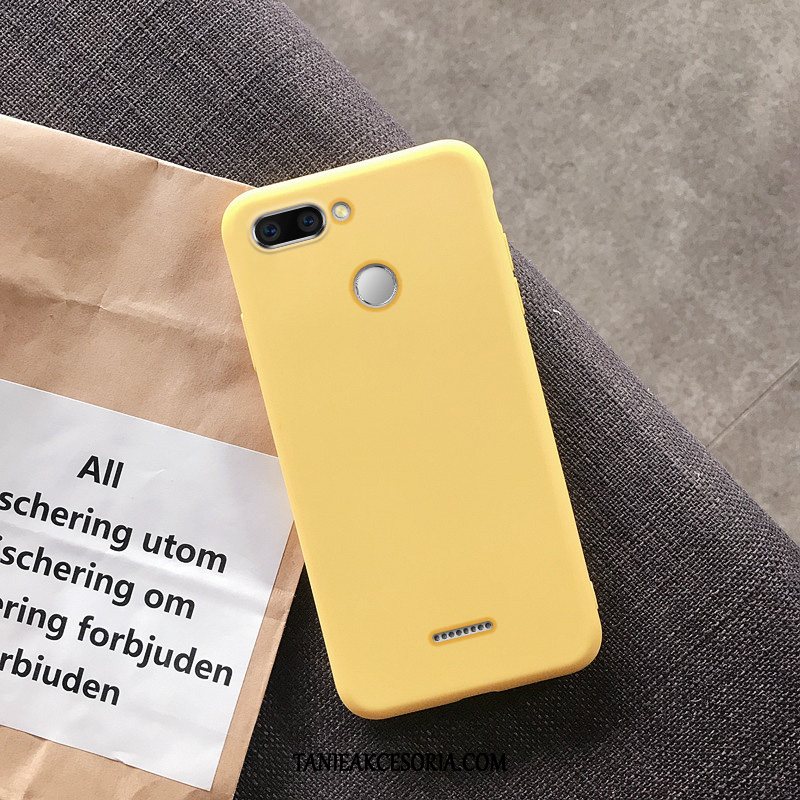 Etui Xiaomi Redmi 6 All Inclusive Czerwony Netto Fioletowy, Obudowa Xiaomi Redmi 6 Kreatywne Osobowość Mały Beige