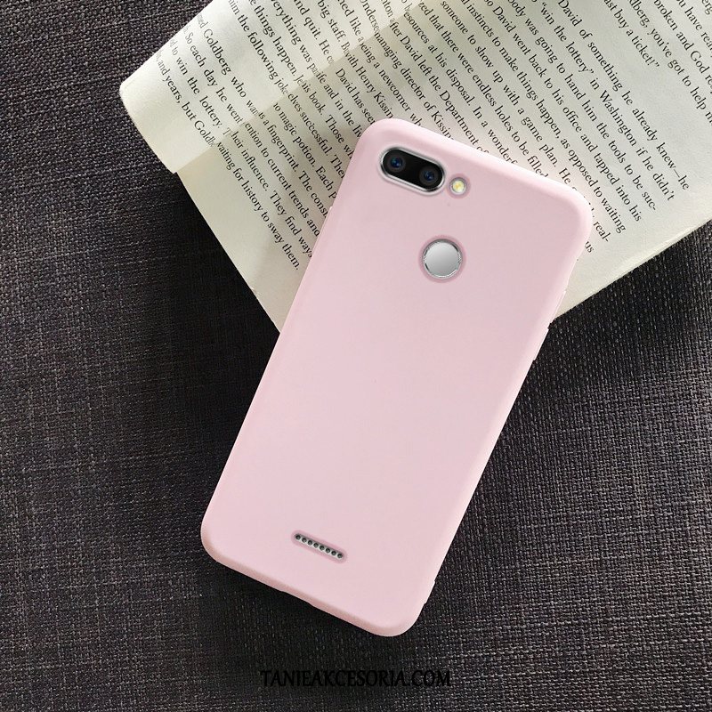 Etui Xiaomi Redmi 6 All Inclusive Czerwony Netto Fioletowy, Obudowa Xiaomi Redmi 6 Kreatywne Osobowość Mały Beige