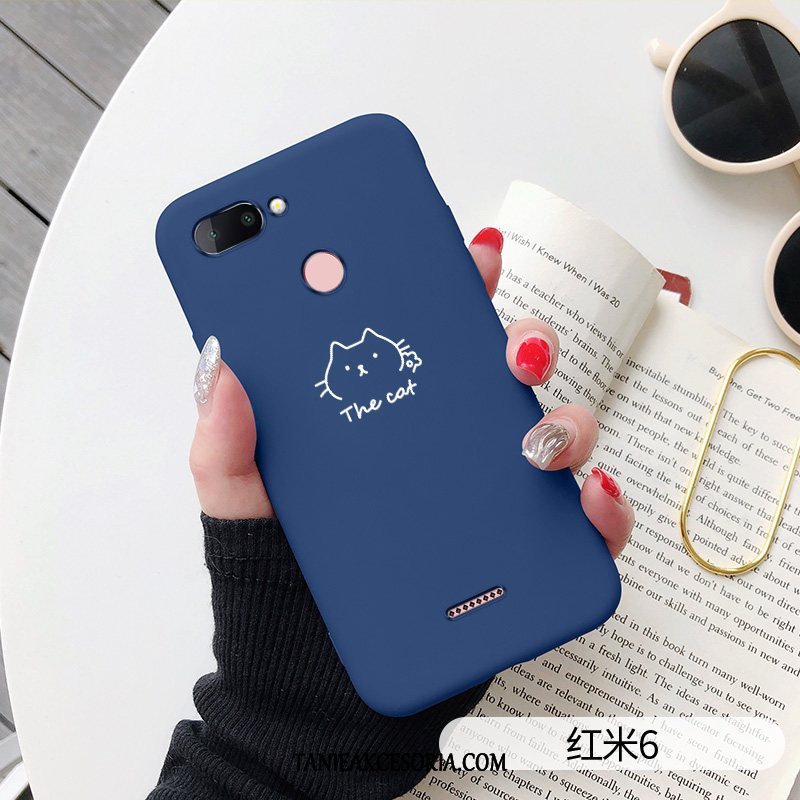 Etui Xiaomi Redmi 6 Anti-fall Proste Mały, Obudowa Xiaomi Redmi 6 Telefon Komórkowy Osobowość Modna Marka Beige