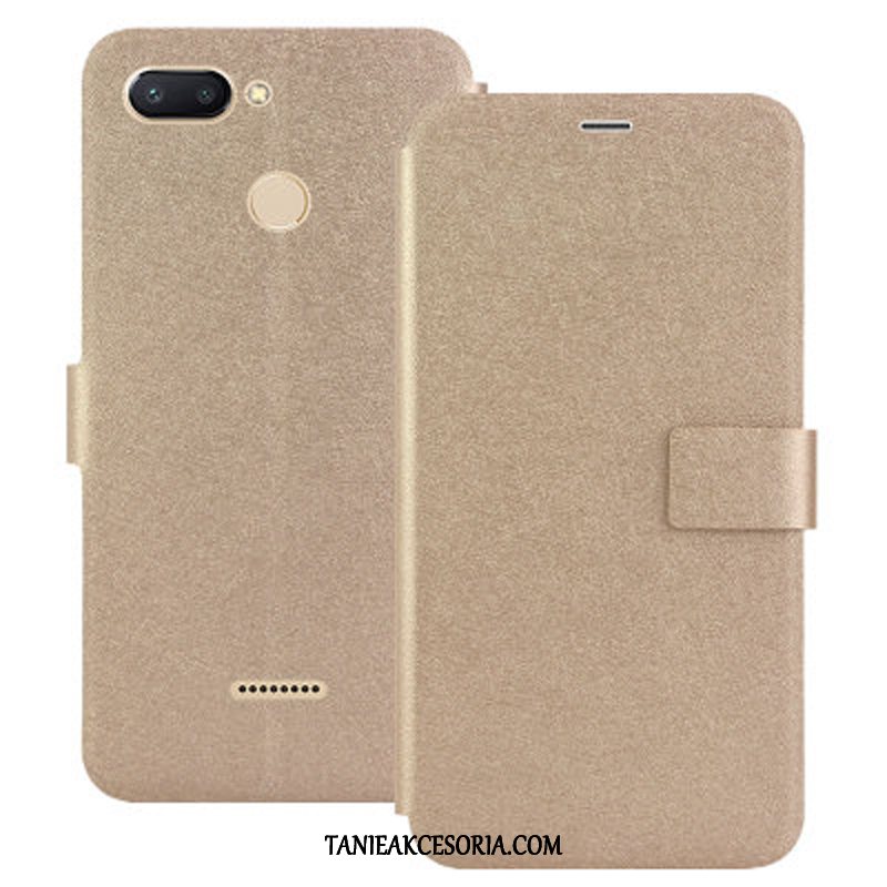 Etui Xiaomi Redmi 6 Miękki Czerwony Skórzany Futerał, Obudowa Xiaomi Redmi 6 3d Różowe Telefon Komórkowy Beige