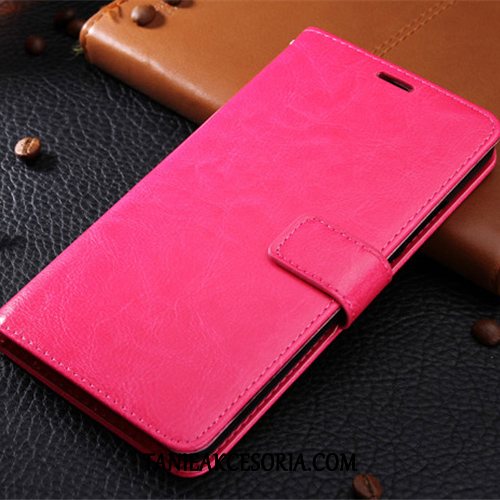 Etui Xiaomi Redmi 6 Portfel Anti-fall Biały, Obudowa Xiaomi Redmi 6 Skórzany Futerał Mały Czerwony Beige