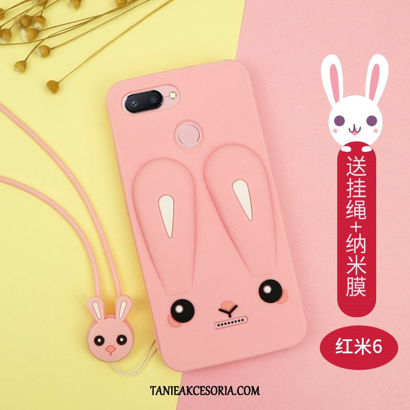 Etui Xiaomi Redmi 6 Wiszące Ozdoby Piękny Kreatywne, Futerał Xiaomi Redmi 6 Czerwony Netto Kreskówka Ochraniacz Beige