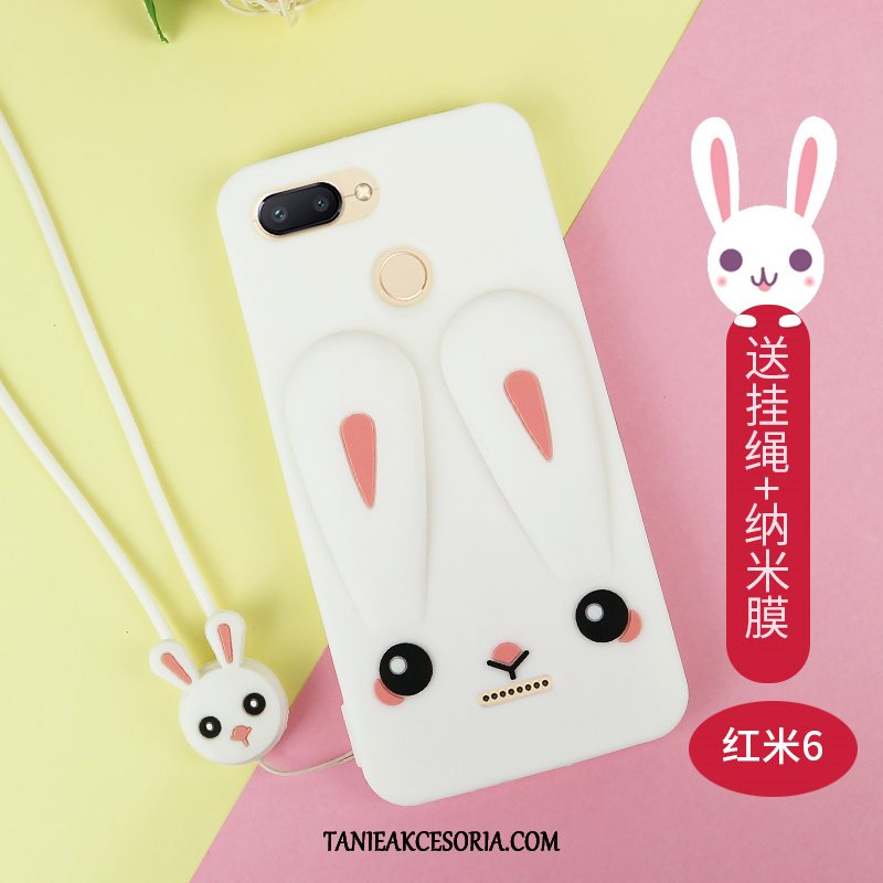 Etui Xiaomi Redmi 6 Wiszące Ozdoby Piękny Kreatywne, Futerał Xiaomi Redmi 6 Czerwony Netto Kreskówka Ochraniacz Beige