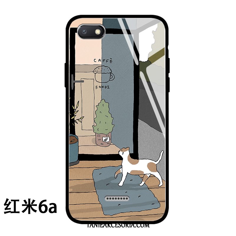 Etui Xiaomi Redmi 6a Miękki Telefon Komórkowy Kreatywne, Pokrowce Xiaomi Redmi 6a Modna Marka Piękny Zielony Beige