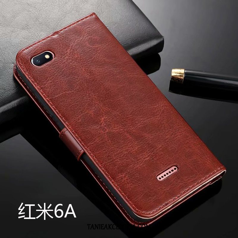 Etui Xiaomi Redmi 6a Osobowość Ochraniacz Anti-fall, Obudowa Xiaomi Redmi 6a All Inclusive Skórzany Futerał Silikonowe Beige