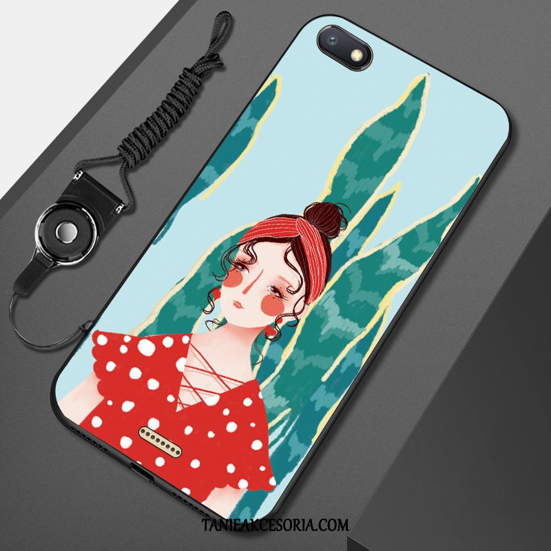 Etui Xiaomi Redmi 6a Telefon Komórkowy Czerwony Miękki, Pokrowce Xiaomi Redmi 6a Świeży Mały Wiszące Ozdoby Beige