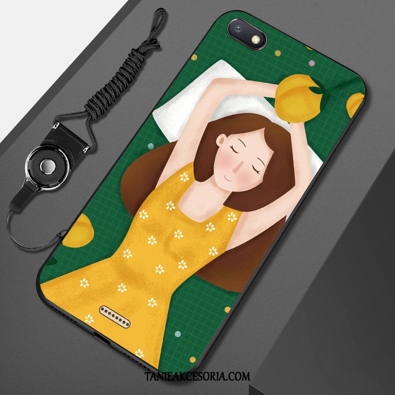 Etui Xiaomi Redmi 6a Telefon Komórkowy Czerwony Miękki, Pokrowce Xiaomi Redmi 6a Świeży Mały Wiszące Ozdoby Beige