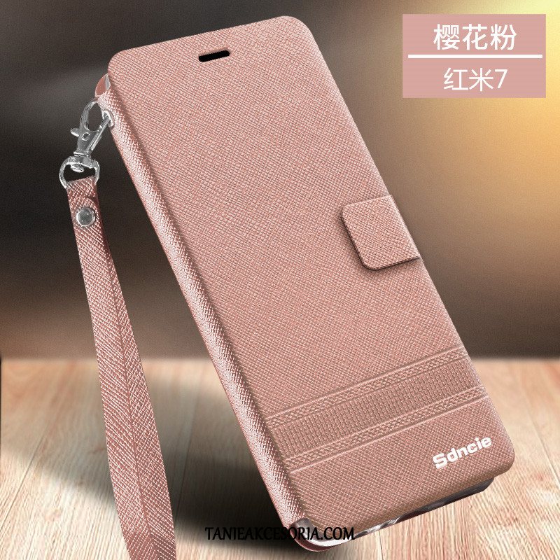 Etui Xiaomi Redmi 7 All Inclusive Skórzany Miękki, Futerał Xiaomi Redmi 7 Czerwony Ochraniacz Anti-fall Braun Beige