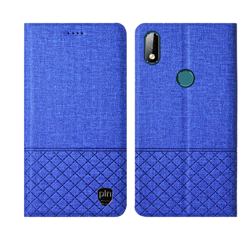 Etui Xiaomi Redmi 7 Anti-fall Skórzany Futerał Telefon Komórkowy, Pokrowce Xiaomi Redmi 7 W Kratę Mały Ochraniacz Braun Beige