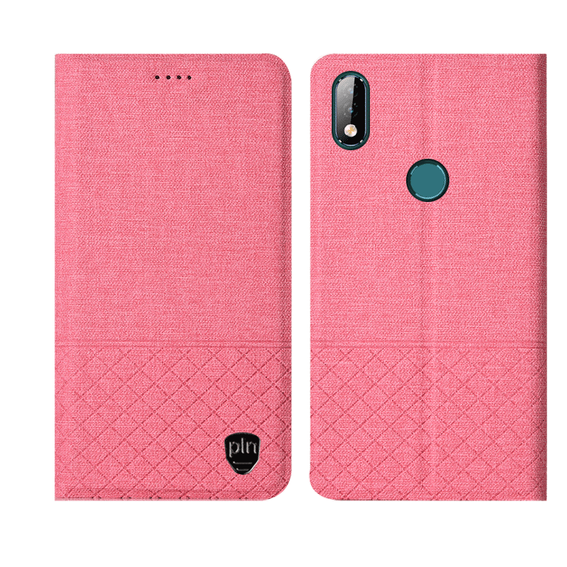 Etui Xiaomi Redmi 7 Anti-fall Skórzany Futerał Telefon Komórkowy, Pokrowce Xiaomi Redmi 7 W Kratę Mały Ochraniacz Braun Beige