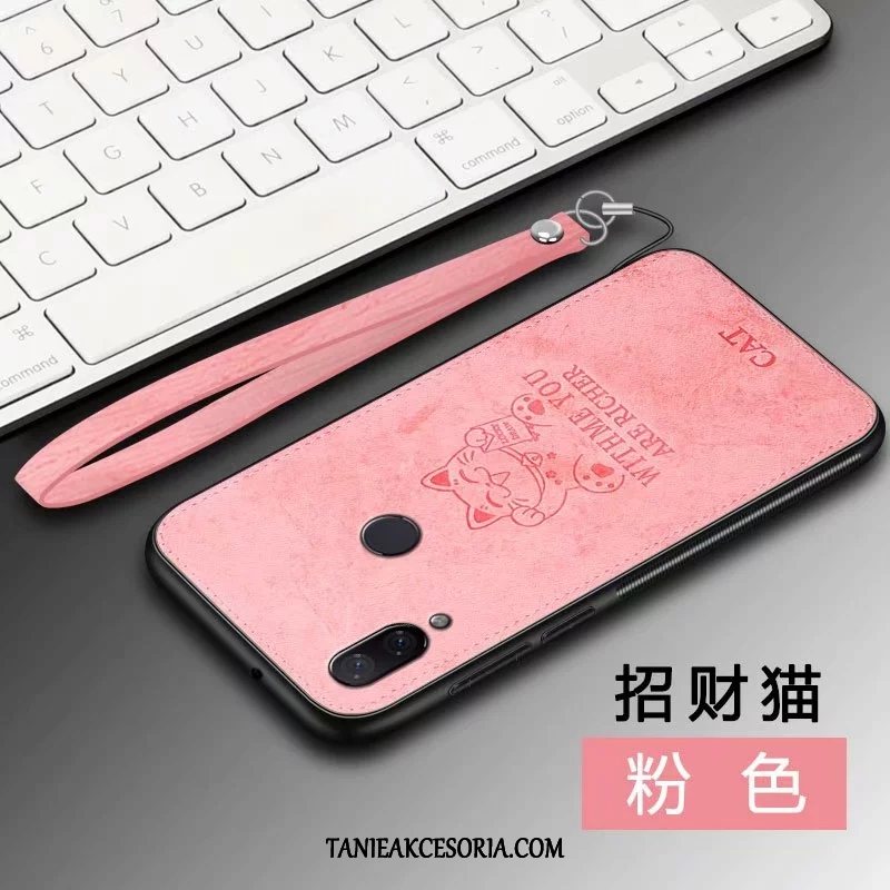 Etui Xiaomi Redmi 7 Anti-fall Telefon Komórkowy Miękki, Futerał Xiaomi Redmi 7 Tendencja Czarny Wzór Braun Beige