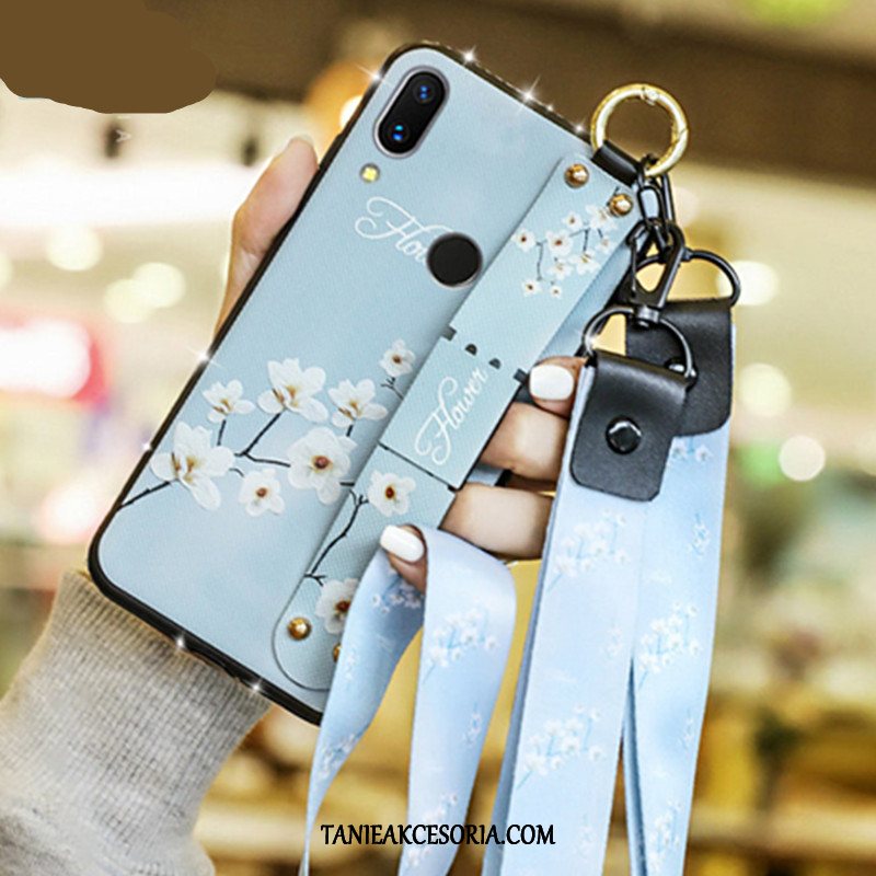 Etui Xiaomi Redmi 7 Anti-fall Złoto Czerwony, Obudowa Xiaomi Redmi 7 Wspornik Mały Czerwony Netto Beige