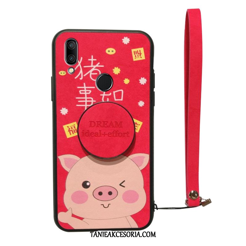 Etui Xiaomi Redmi 7 Nowy Czerwony Anti-fall, Pokrowce Xiaomi Redmi 7 Wzór Wiszące Ozdoby Mały Beige