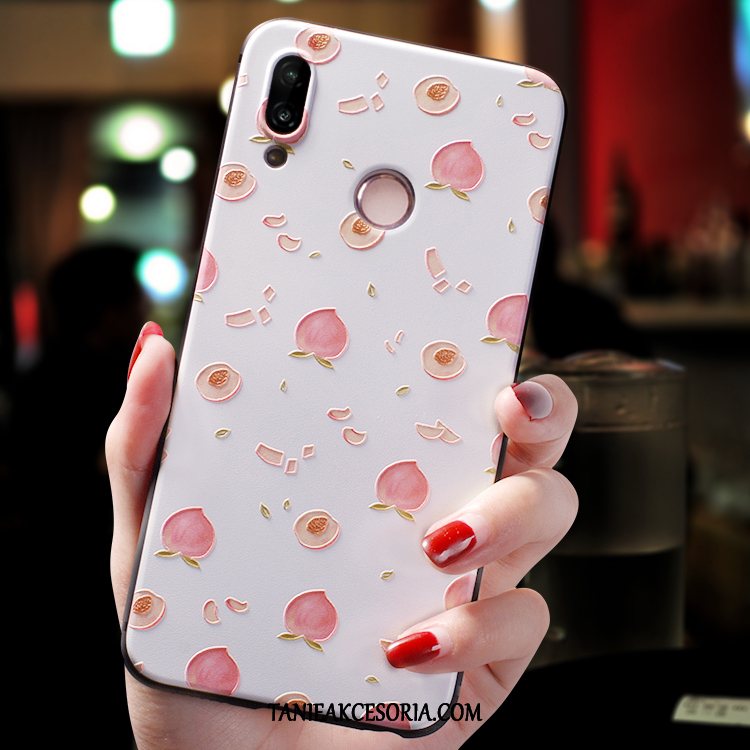 Etui Xiaomi Redmi 7 Silikonowe Anti-fall Kreatywne, Futerał Xiaomi Redmi 7 Czerwony Mały All Inclusive Beige