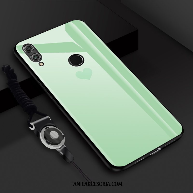 Etui Xiaomi Redmi 7 Szkło Czerwony Biały, Pokrowce Xiaomi Redmi 7 Tendencja Telefon Komórkowy Mały Beige