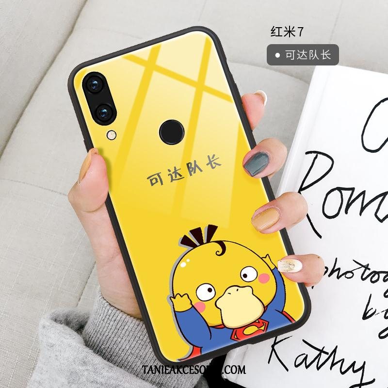 Etui Xiaomi Redmi 7 Telefon Komórkowy Ochraniacz Anti-fall, Futerał Xiaomi Redmi 7 Kreskówka Zielony Silikonowe Beige