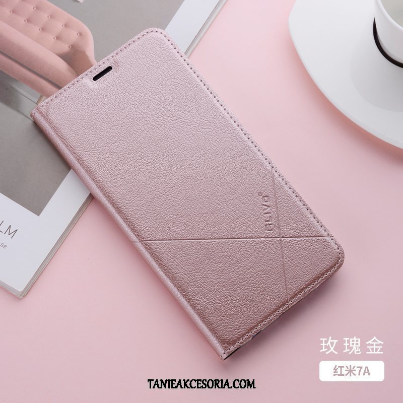 Etui Xiaomi Redmi 7a All Inclusive Klapa Anti-fall, Futerał Xiaomi Redmi 7a Ochraniacz Miękki Mały Braun Beige